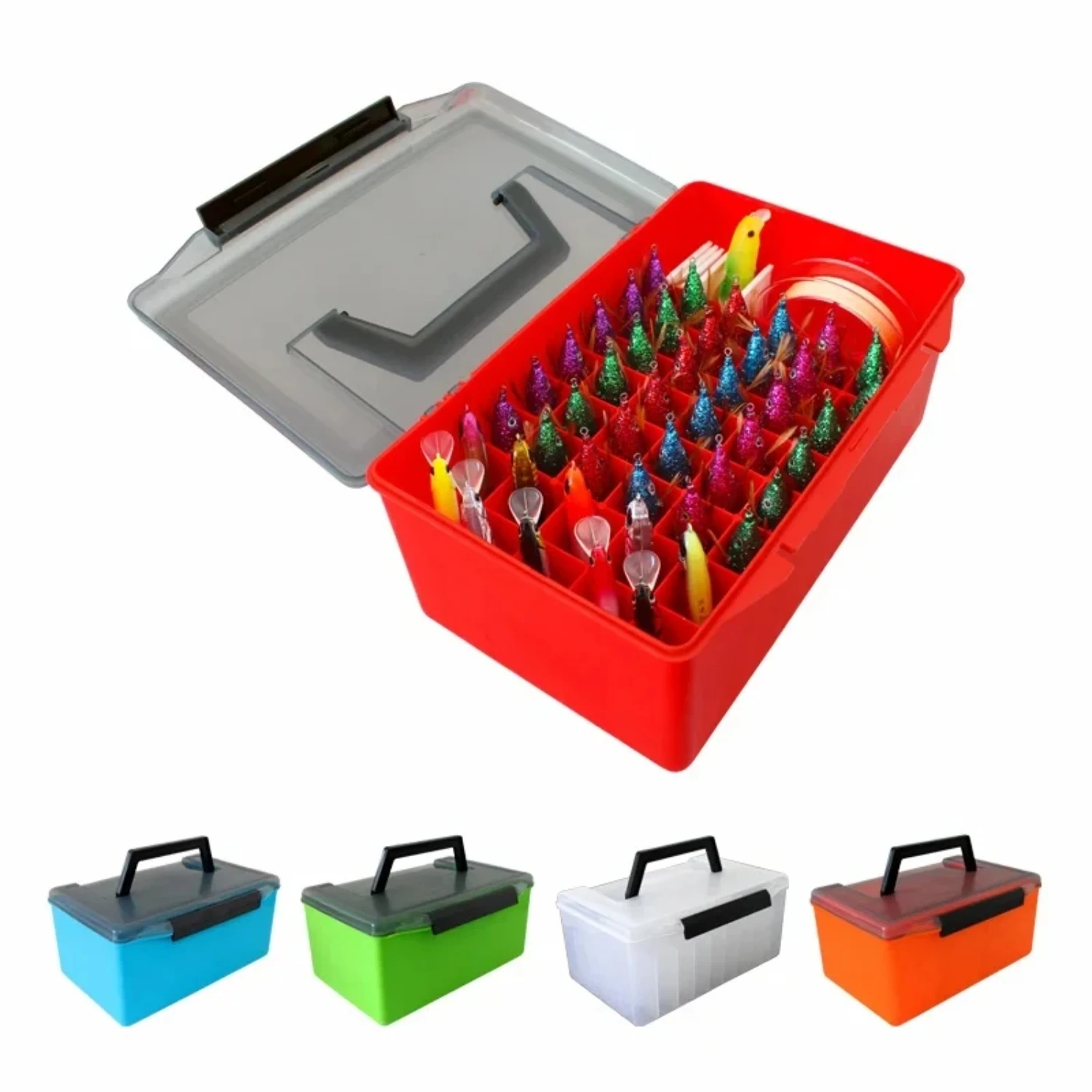 Fishing Boxes Minnow Squid Jig Hard Bait Container Sea Egi Box Plastic Organizer Lure Tool Case Fishing Tackle
Fishing Boxes Minnow Squid Jig Hard Bait Container Sea Egi Box Plastic Organizer Lure Tool Case Fishing Tackle