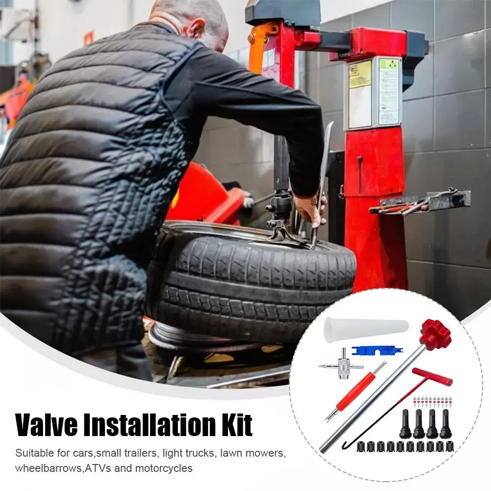 Car Tire Installer Tool Valve Remover Tool 30Pcs Valve Car T-Hook Tool Change Repair Replacement Stem Quick Kit Accessories W6B4
Car Tire Installer Tool Valve Remover Tool 30Pcs Valve Car T-Hook Tool Change Repair Replacement Stem Quick Kit Accessories W6B4