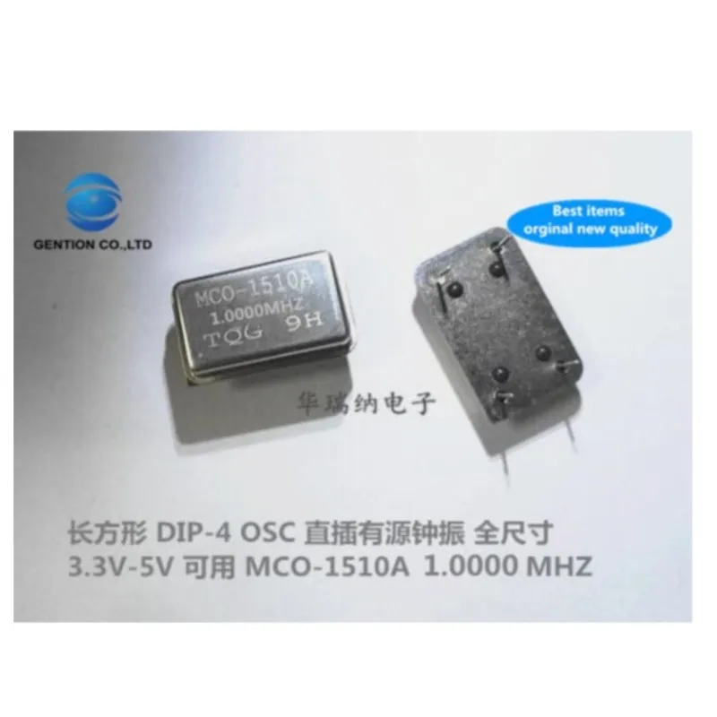 5pcs 100% new and orginal MCO-1510A 1M 1MHZ 1.000MHZ Active DIP Crystal Oscillator DIP-4 OSC Full Size OSC
5pcs 100% new and orginal MCO-1510A 1M 1MHZ 1.000MHZ Active DIP Crystal Oscillator DIP-4 OSC Full Size OSC