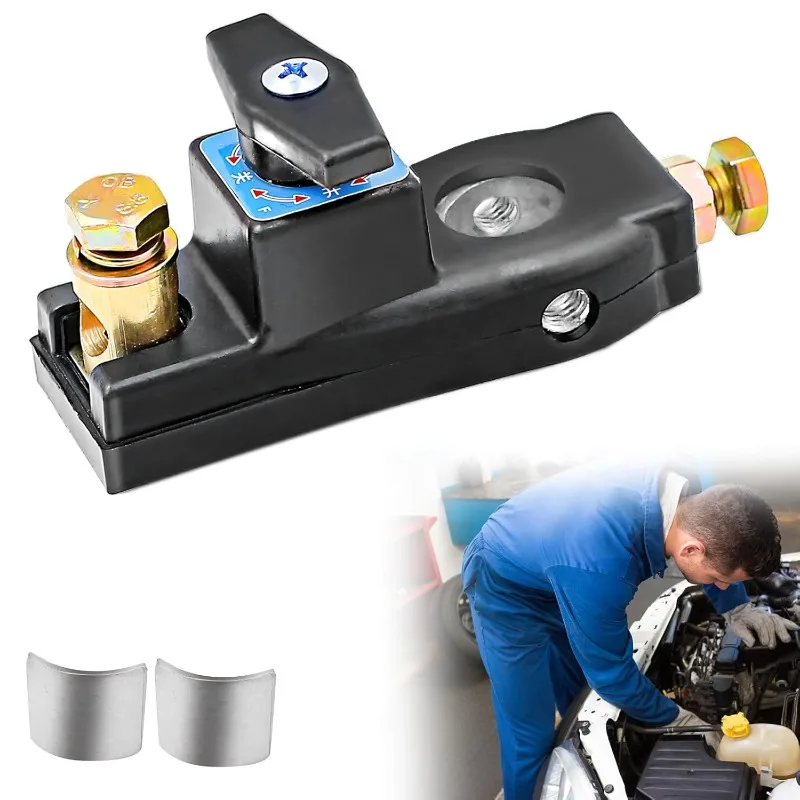 Car Battery Disconnect Switch 12/24V Main Power Emergency Switch for Cars Boats RVs ATVs Heavy-duty Anti-corrosion
Car Battery Disconnect Switch 12/24V Main Power Emergency Switch for Cars Boats RVs ATVs Heavy-duty Anti-corrosion