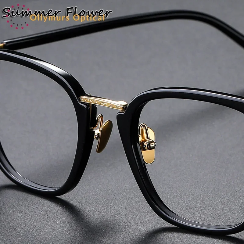 Acetate Spectacles Optical Myopia Titanium Frame Men Prescription Eyeglasses Eyewear Fashion Design Glasses Women Farsight Lens
Acetate Spectacles Optical Myopia Titanium Frame Men Prescription Eyeglasses Eyewear Fashion Design Glasses Women Farsight Lens