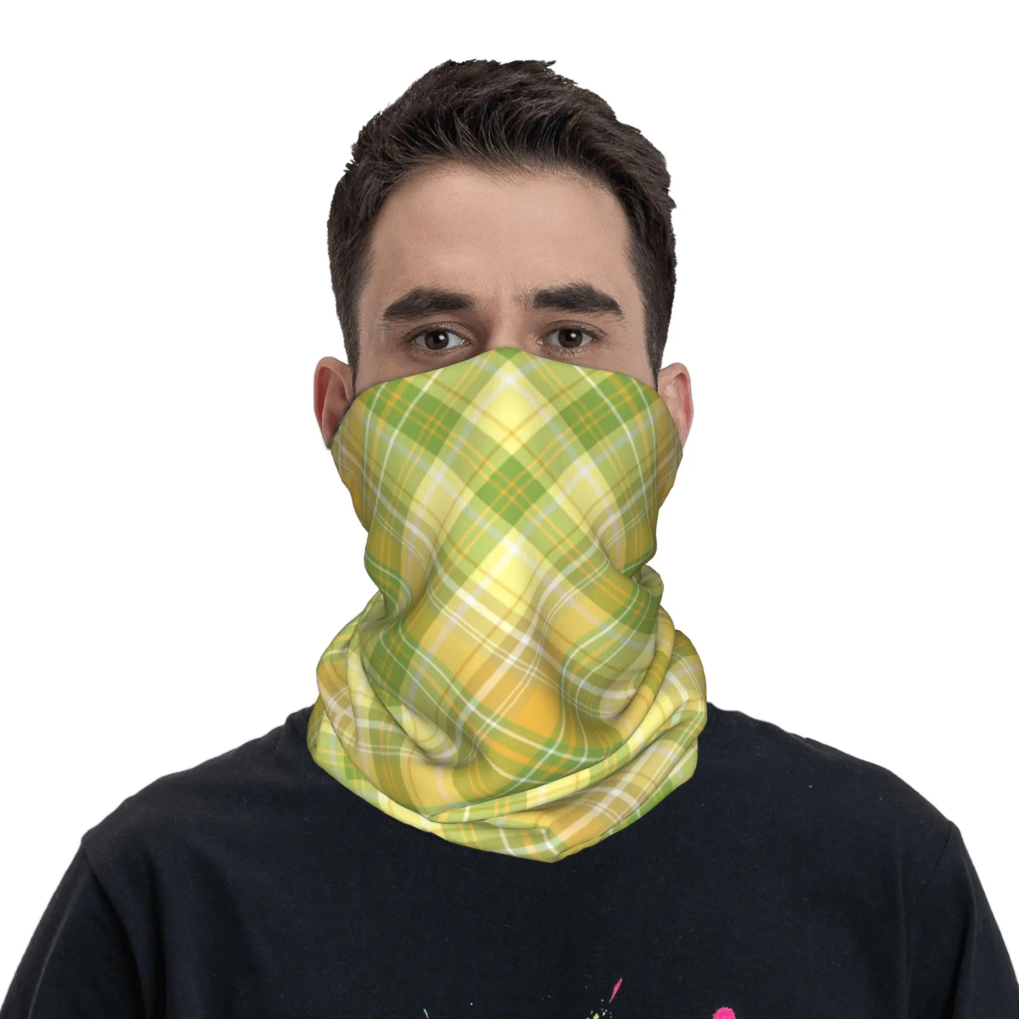 Yellow And Green Plaid Design Bandana Neck Cover Printed Mask Scarf Balaclava Hiking Fishing Unisex Adult Winter
Yellow And Green Plaid Design Bandana Neck Cover Printed Mask Scarf Balaclava Hiking Fishing Unisex Adult Winter