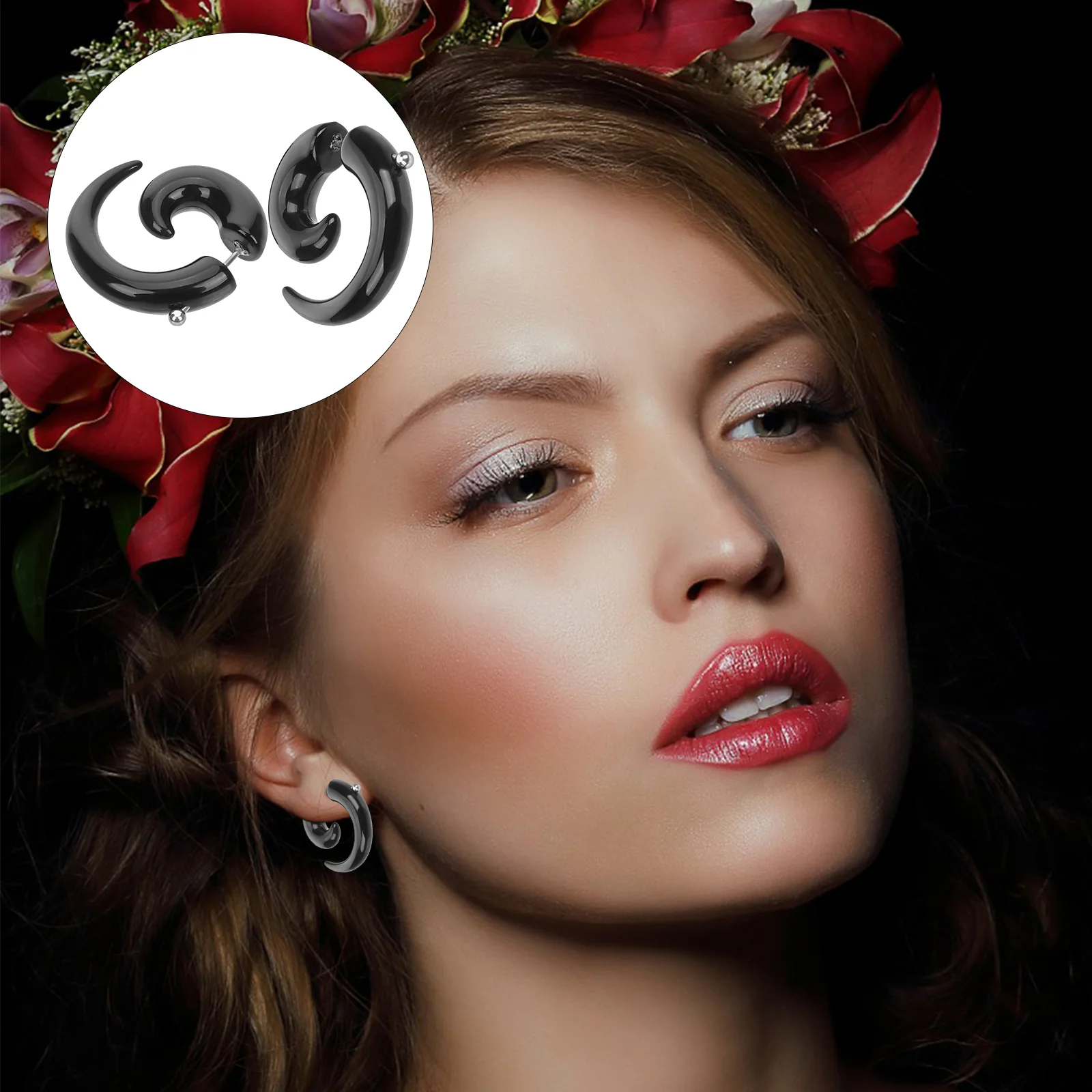 2Pcs Punk Round Horn Claw Earrings Spiral Puncture Earrings for Women and Men women earrings horn earrings
2Pcs Punk Round Horn Claw Earrings Spiral Puncture Earrings for Women and Men women earrings horn earrings