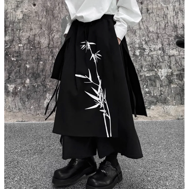 Men Japanese Streetwear Dark Black Asymmetric Splice Fashion Loose Casual Wide Leg Pants Women Skirt Pant Trousers
Men Japanese Streetwear Dark Black Asymmetric Splice Fashion Loose Casual Wide Leg Pants Women Skirt Pant Trousers
