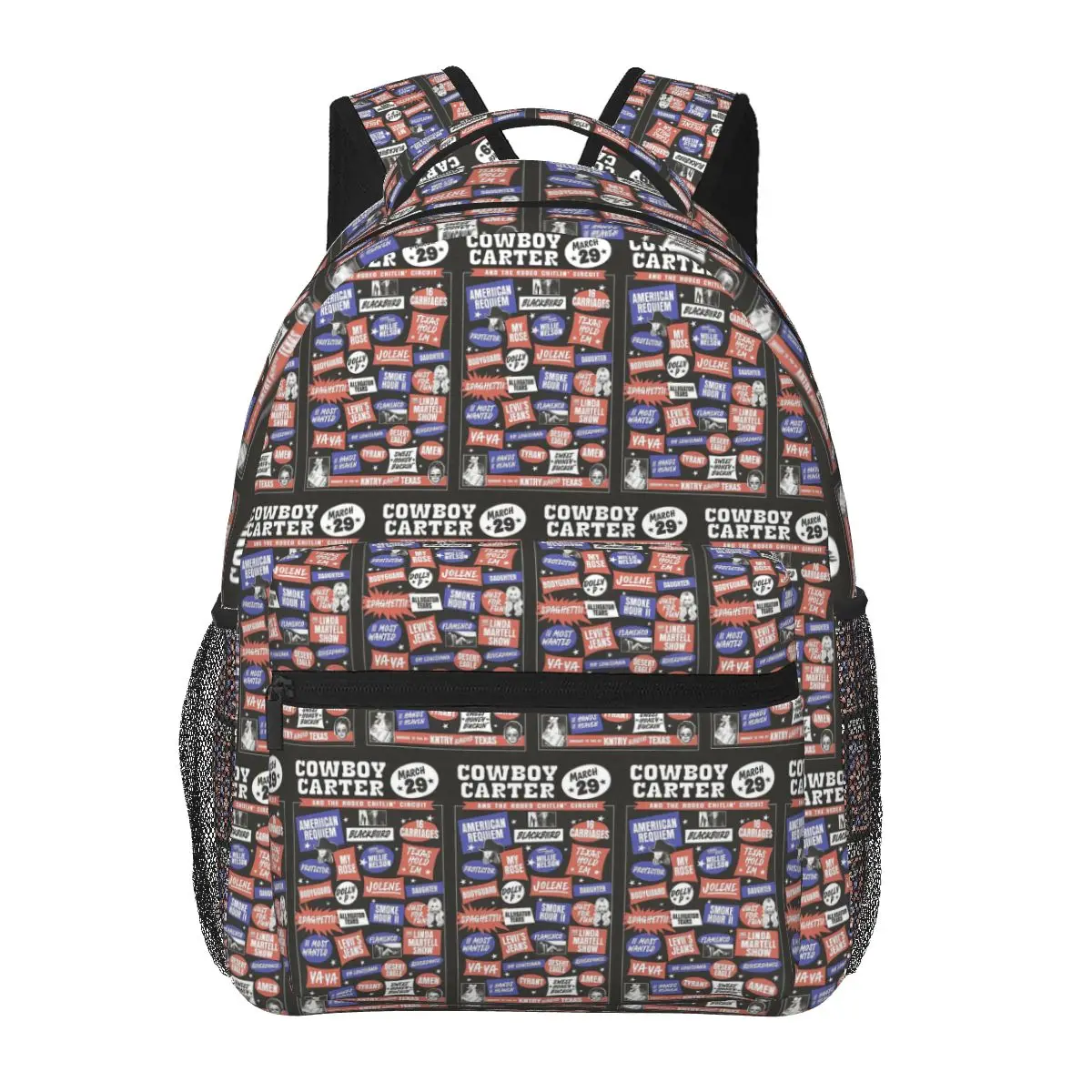 Beyonce Cowboy Carter Tour Student Backpack School Bag Hiking Travel Daypack for Men Women Fashion Bookbag Shoulder Bags
Beyonce Cowboy Carter Tour Student Backpack School Bag Hiking Travel Daypack for Men Women Fashion Bookbag Shoulder Bags