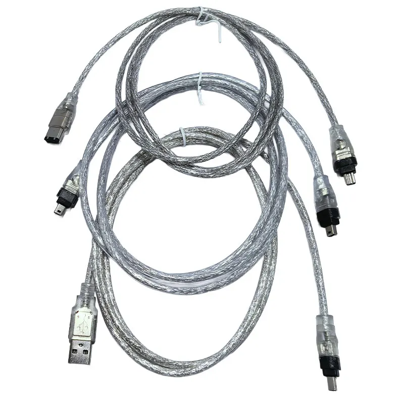 For 1394 Firewire USB 4P 6P to 4Pin IEEE 1394 Connection Wire For Camcorder MINI DV HDV 1394 Camera Video Capture Data Cable
For 1394 Firewire USB 4P 6P to 4Pin IEEE 1394 Connection Wire For Camcorder MINI DV HDV 1394 Camera Video Capture Data Cable