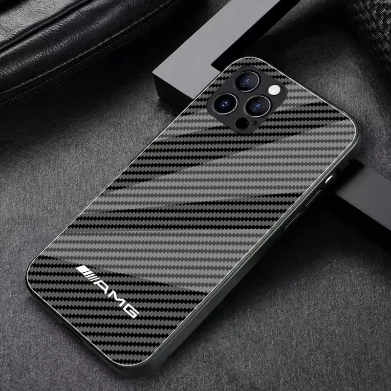 Car AMG logo Tempered Glass Carbon Fiber Pattern All Inclusive Phone Case For iPhone 16 Pro 12 13 14 15 Max 7 8 Plus XR XS MAX
Car AMG logo Tempered Glass Carbon Fiber Pattern All Inclusive Phone Case For iPhone 16 Pro 12 13 14 15 Max 7 8 Plus XR XS MAX
