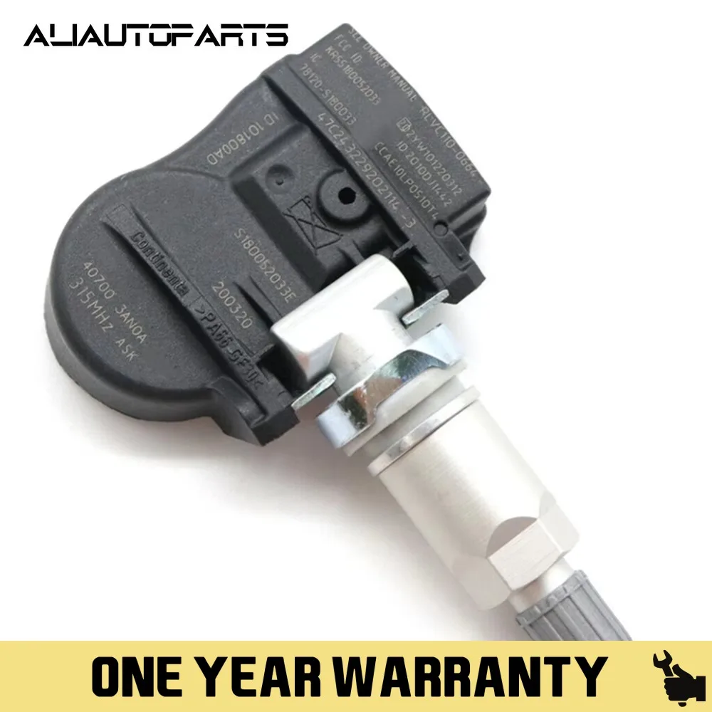 40700-1AA0D 315MHz TPMS Tire Pressure Sensor for Nissan Frontier Maxima NV200 VERSA
40700-1AA0D 315MHz TPMS Tire Pressure Sensor for Nissan Frontier Maxima NV200 VERSA