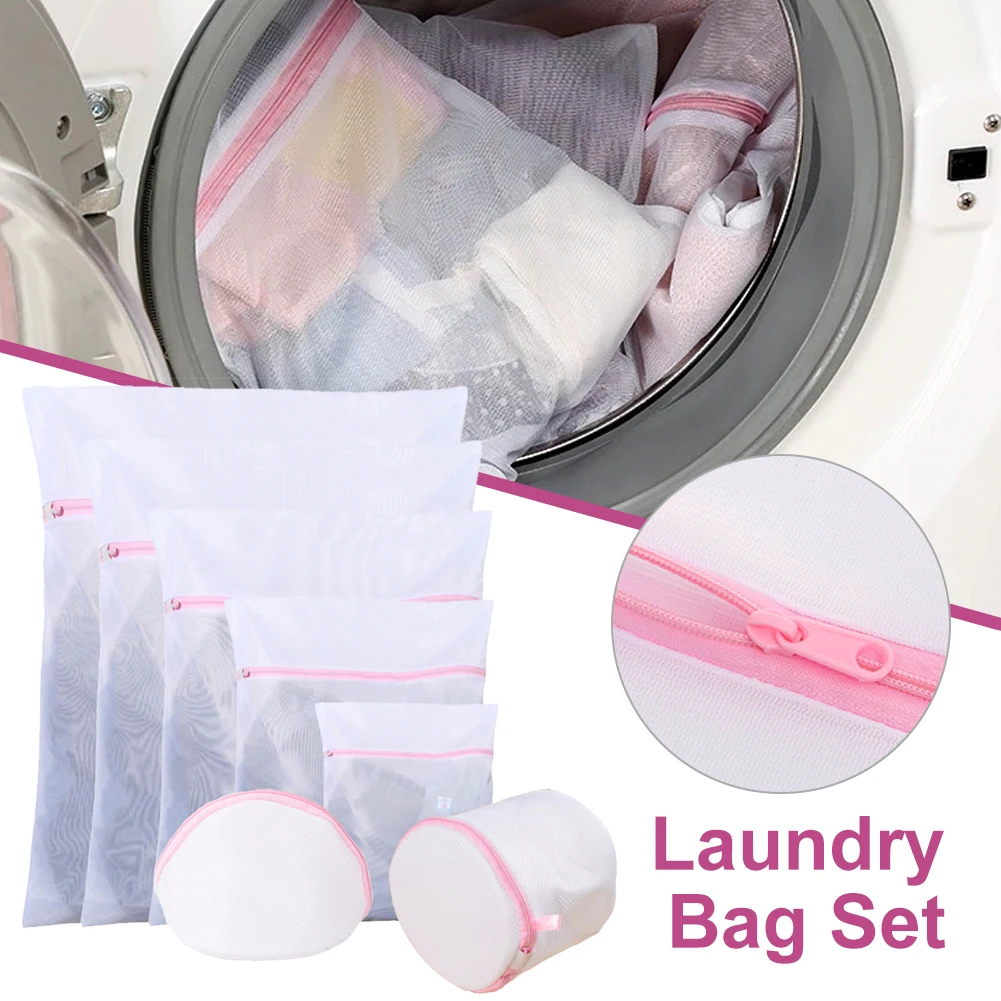 1/3 Pcs Mesh Laundry Bag Coarse Mesh Fine Mesh Bra Underwear Care Washing Bag Clothes Protection Net
1/3 Pcs Mesh Laundry Bag Coarse Mesh Fine Mesh Bra Underwear Care Washing Bag Clothes Protection Net