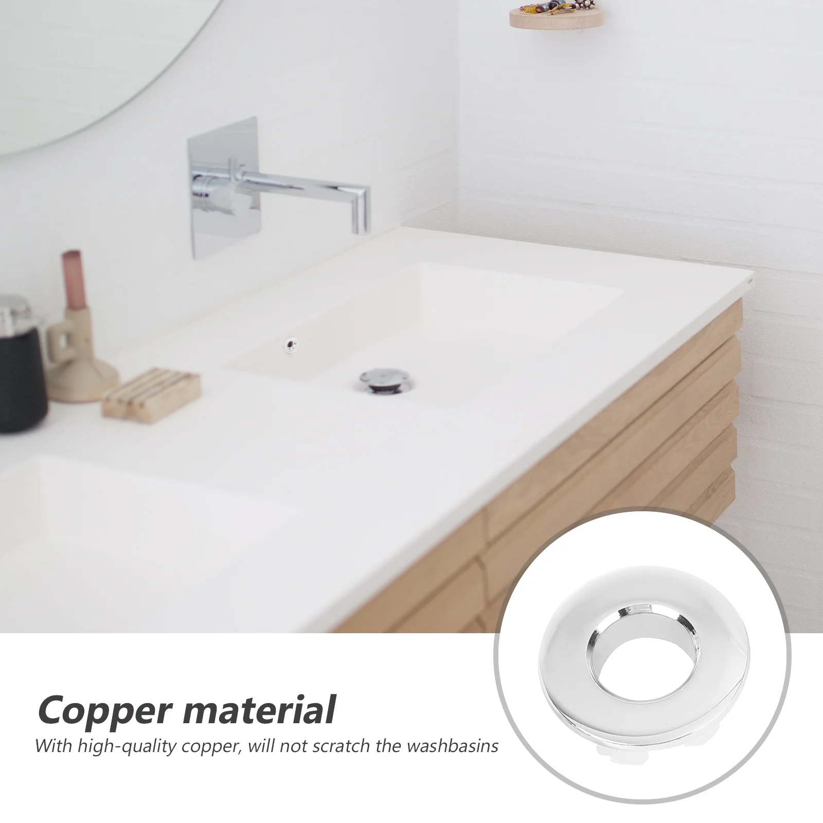 6Pcs Washbasin Overflow Cover Copper Accessories Easy Installation Pedestal Washbasin Cabinet Basin Overflow Cover
6Pcs Washbasin Overflow Cover Copper Accessories Easy Installation Pedestal Washbasin Cabinet Basin Overflow Cover