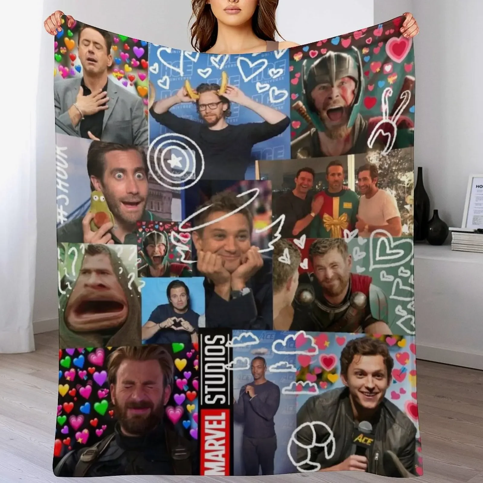 M A R V E L men collage Throw Blanket cosplay anime Hair Flannels Bed covers Blankets
M A R V E L men collage Throw Blanket cosplay anime Hair Flannels Bed covers Blankets