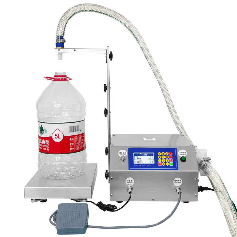 ANDUUK L36 36L Automatic Weighing Single Head Quantitative Filling Machine Beer Beverage Oil Bottle Filler Digital Control Panel
ANDUUK L36 36L Automatic Weighing Single Head Quantitative Filling Machine Beer Beverage Oil Bottle Filler Digital Control Panel