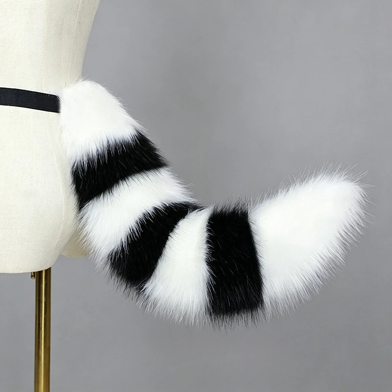 Furry Animal Cosplay Wolf Fox Cat Raccoon Cosplay Tail Headband Halloween Party Costume
Furry Animal Cosplay Wolf Fox Cat Raccoon Cosplay Tail Headband Halloween Party Costume