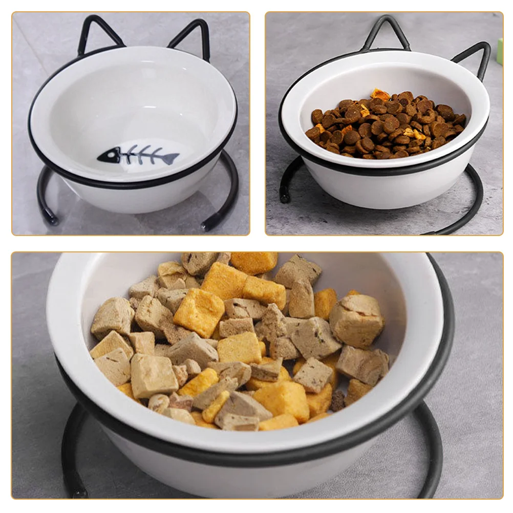 1Set Ceramic Raised Cat Bowl Elevated Neck Guard Wide Anti-Vomiting Feeding Dish Wear-Resistant Practical Pet Bowl
1Set Ceramic Raised Cat Bowl Elevated Neck Guard Wide Anti-Vomiting Feeding Dish Wear-Resistant Practical Pet Bowl