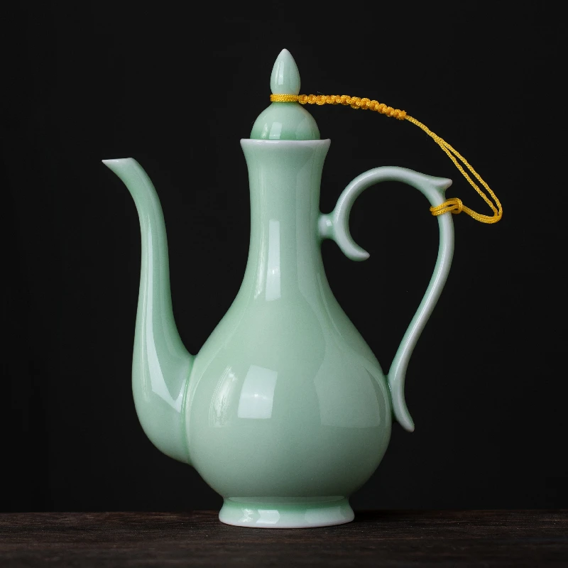Wine Bottle Chinese Antique Wine Jug Ceramic Tokkuri Bottle Sake Pot Vintage Wine Container for Home Restaurant Whiskey Decanter
Wine Bottle Chinese Antique Wine Jug Ceramic Tokkuri Bottle Sake Pot Vintage Wine Container for Home Restaurant Whiskey Decanter