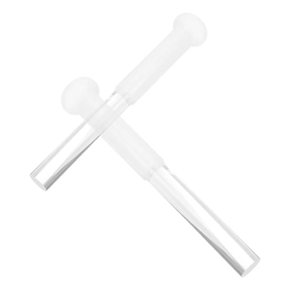 2 Pcs Crystal Stick Singing Bowl Knocking Rod Mallet for Sound Rubber Acrylic Striker Transparent Accessory
2 Pcs Crystal Stick Singing Bowl Knocking Rod Mallet for Sound Rubber Acrylic Striker Transparent Accessory