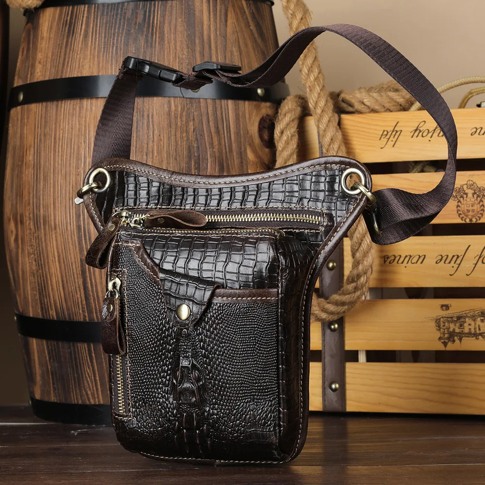 Men's Denim Leather Leg Bag Outdoor Sports Cowhide Mobile Phone Waist Wallet Motorcycle Riding Waist Storage Pocket Pocket Black
Men's Denim Leather Leg Bag Outdoor Sports Cowhide Mobile Phone Waist Wallet Motorcycle Riding Waist Storage Pocket Pocket Black