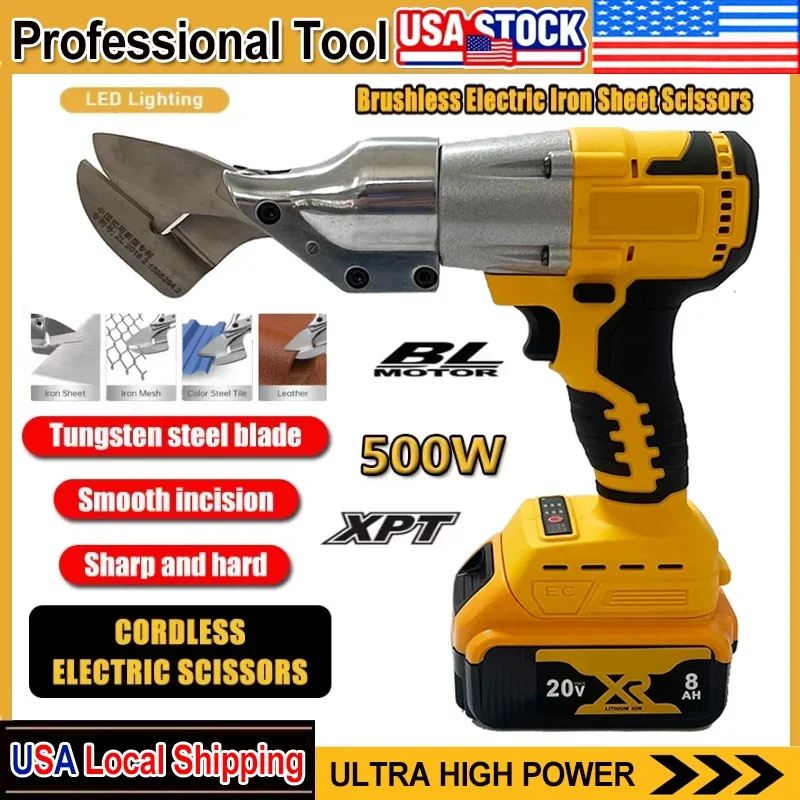 Бесщеточные электрические ножницы Fit Dewalt, 500 Вт, аккумуляторные ножницы для листового железа, электрические режущие инструменты по металлу, подходят для батареи 18 В
Бесщеточные электрические ножницы Fit Dewalt, 500 Вт, аккумуляторные ножницы для листового железа, электрические режущие инструменты по металлу, подходят для батареи 18 В