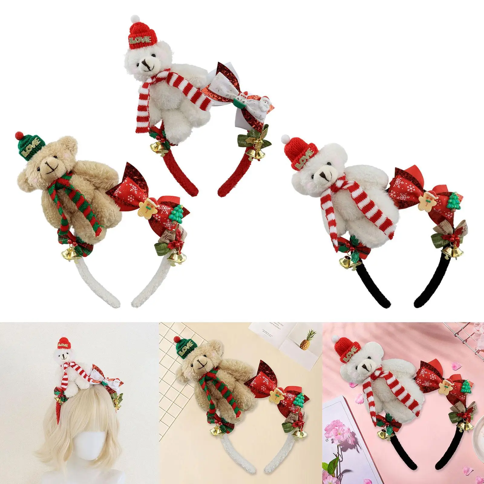 Christmas Bear Headband Headdress Xmas Hairband for Role Play Birthday Carnival
Christmas Bear Headband Headdress Xmas Hairband for Role Play Birthday Carnival