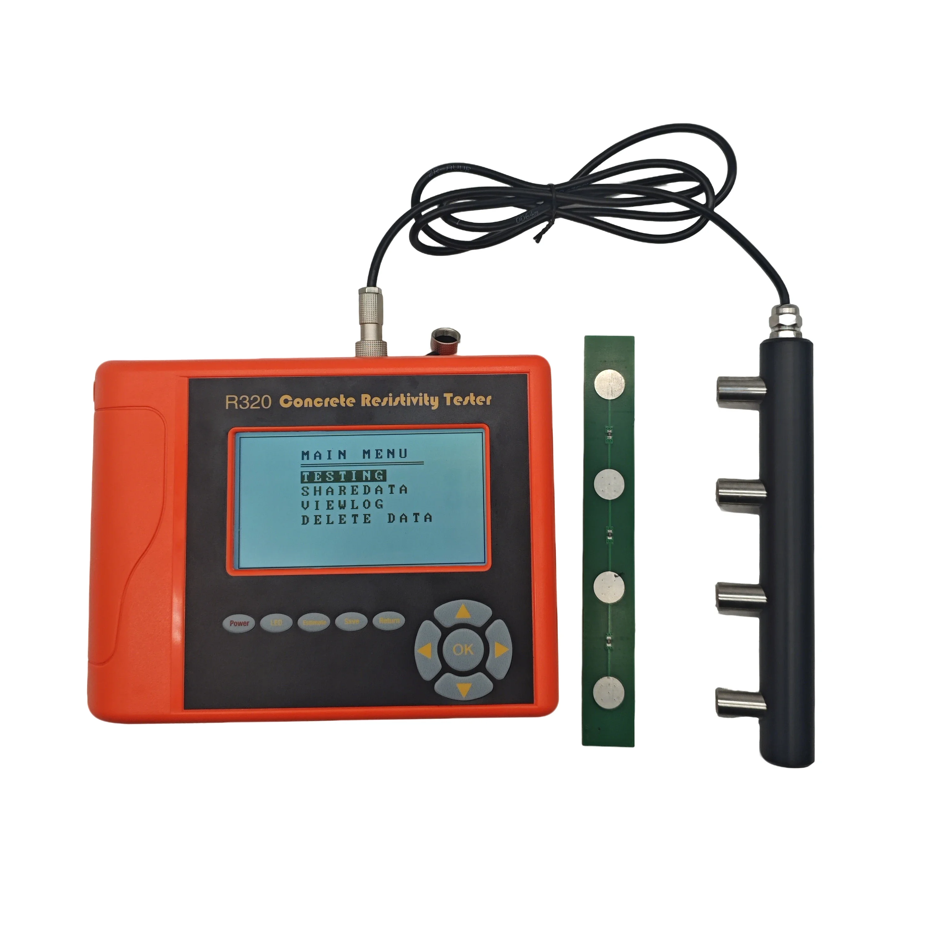 Concrete Resistivity and Steel Corrosion Tester Concrete Resistivity Tester
Concrete Resistivity and Steel Corrosion Tester Concrete Resistivity Tester