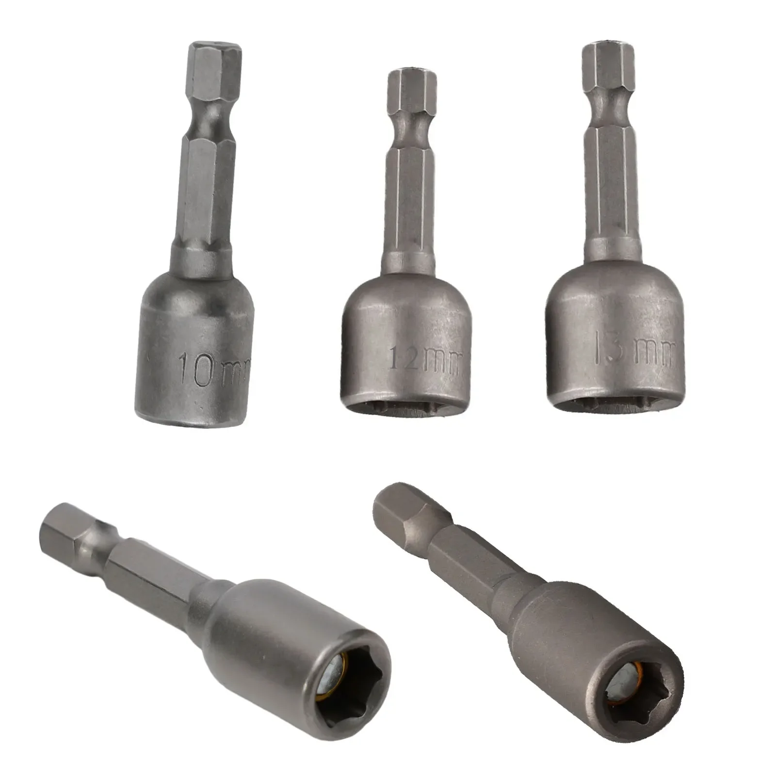 5PCS Magnetic Nut Driver Set 1/4 Shank for Electric Drill Chrome Vanadium Steel Perfect for Hard to Reach Spots
5PCS Magnetic Nut Driver Set 1/4 Shank for Electric Drill Chrome Vanadium Steel Perfect for Hard to Reach Spots