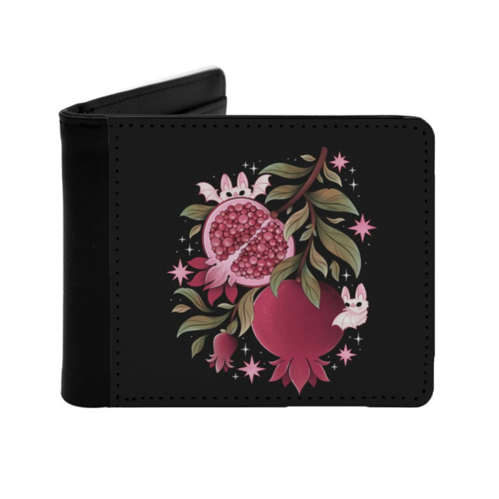 Ботанический персонализированный мужской кожаный кошелек Batty Pomegranate, сумка для денег, кошелек из искусственной кожи, летучие мыши, милые животные, ботанический
Ботанический персонализированный мужской кожаный кошелек Batty Pomegranate, сумка для денег, кошелек из искусственной кожи, летучие мыши, милые животные, ботанический