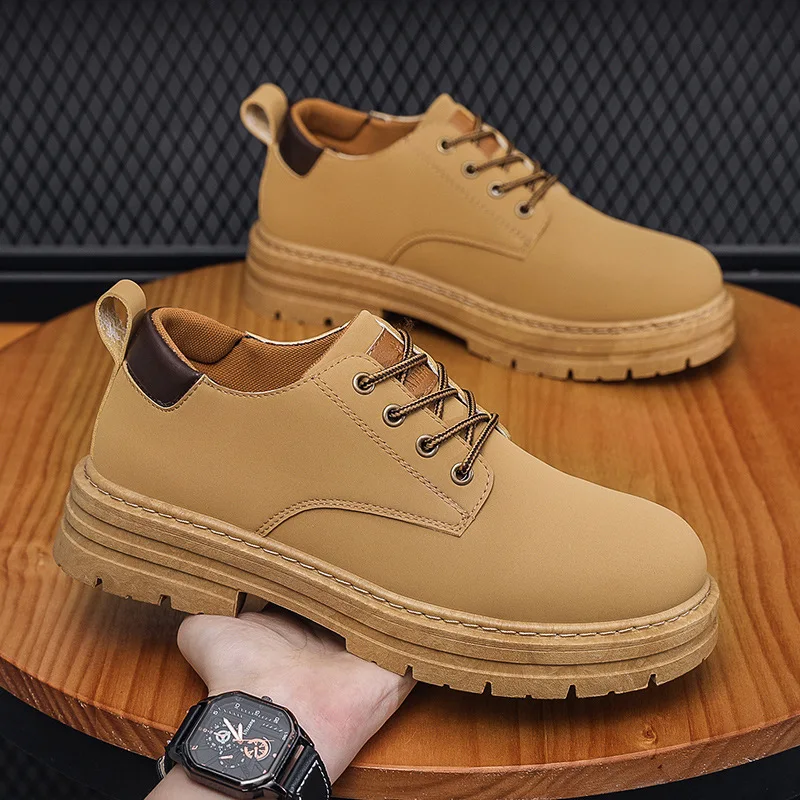 2022 Autumn New Men's British Workwear Shoes Casual Shoes Retro Motorcycle Leather Shoes
2022 Autumn New Men's British Workwear Shoes Casual Shoes Retro Motorcycle Leather Shoes