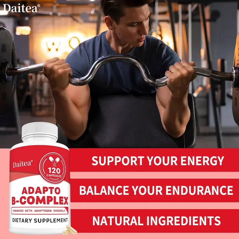 Adapto B Complex - Rich in B Vitamins, Supports Energy, Immunity, Promotes Cognitive and Emotional Health, Non-GMO
Adapto B Complex - Rich in B Vitamins, Supports Energy, Immunity, Promotes Cognitive and Emotional Health, Non-GMO