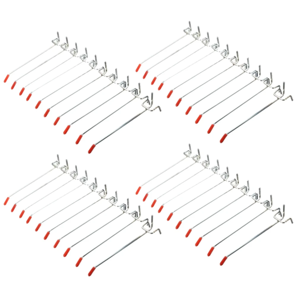 40Pcs Single Pegboard Hooks 150mm Board Slat Wall Retail Display Shop Peg Fits 25mm
40Pcs Single Pegboard Hooks 150mm Board Slat Wall Retail Display Shop Peg Fits 25mm