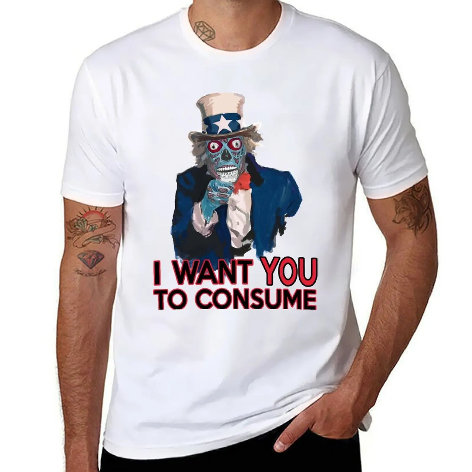 They Live Uncle Sam T-Shirt cotton t shirt man funny t shirts man man t shirt cotton high quality T-Shirt
They Live Uncle Sam T-Shirt cotton t shirt man funny t shirts man man t shirt cotton high quality T-Shirt