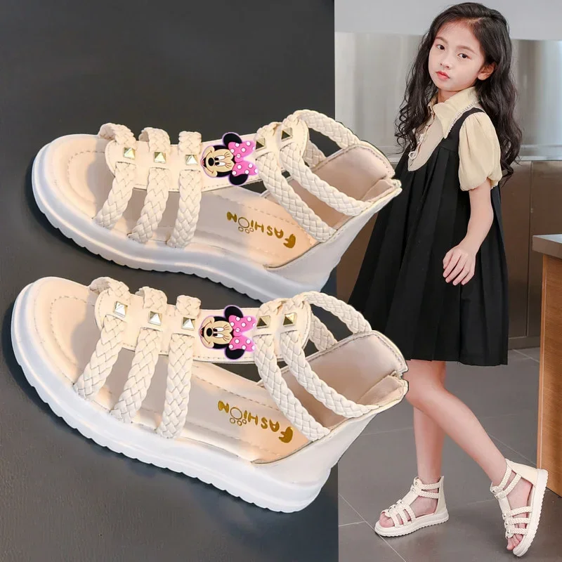 Disney Mickey Mouse Kids Sandals Summer Girls Strap Sandals Minnie children Shoes
Disney Mickey Mouse Kids Sandals Summer Girls Strap Sandals Minnie children Shoes