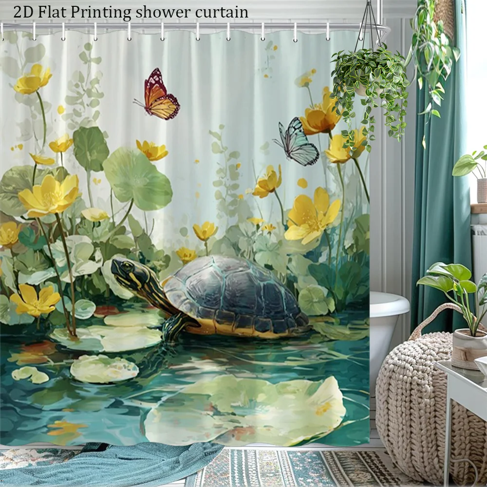 Watercolor Nature Shower Curtain Waterproof Tropical Turtle Floral Jungle Print Bathroom Decor Curtain 180x200cm Home Bathroom A
Watercolor Nature Shower Curtain Waterproof Tropical Turtle Floral Jungle Print Bathroom Decor Curtain 180x200cm Home Bathroom A