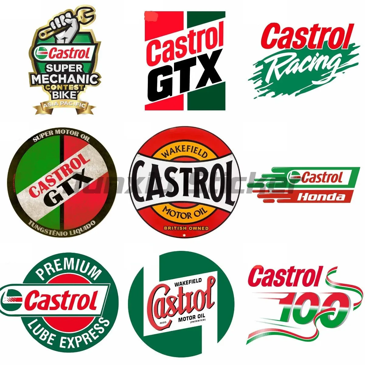 Castrol Racing High Quality Decal Motocross Racing Laptop Helmet Trunk Surf Camper Wall Vinyl Car Sticker 
Castrol Racing High Quality Decal Motocross Racing Laptop Helmet Trunk Surf Camper Wall Vinyl Car Sticker