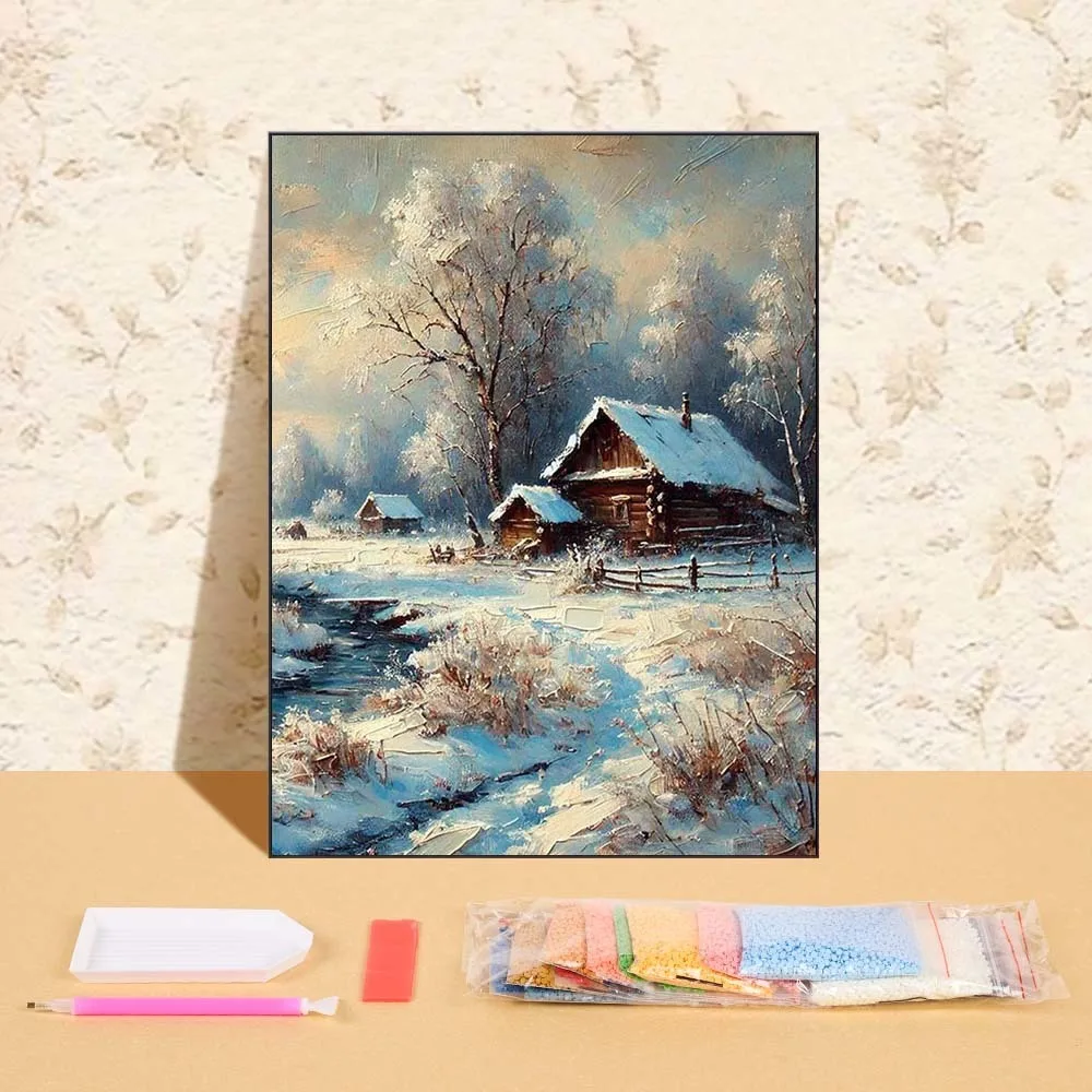 5D DIY Diamond Painting Kits Winter Scenery Picture Rhinestones Embroidery Art Mosaic Cross Stitch Room Wall Decor Craft Gift
5D DIY Diamond Painting Kits Winter Scenery Picture Rhinestones Embroidery Art Mosaic Cross Stitch Room Wall Decor Craft Gift