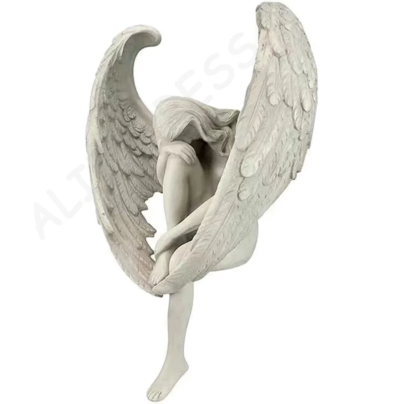 NewCreative White Resin Redemption Angel Statue,Tabletop Ornament, Hand-Carved Angel Sculpture Used For Garden Home Decoration
NewCreative White Resin Redemption Angel Statue,Tabletop Ornament, Hand-Carved Angel Sculpture Used For Garden Home Decoration