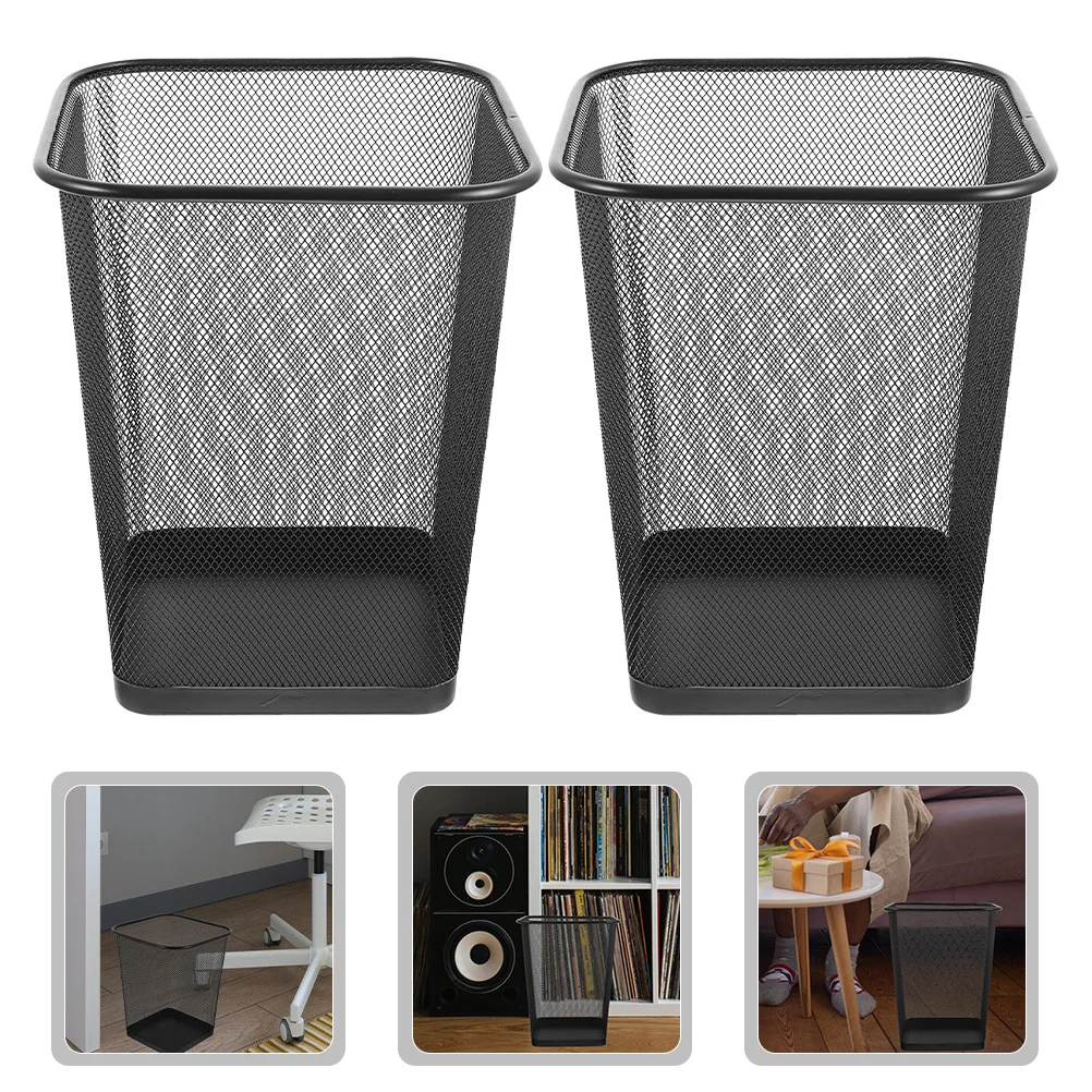 2Pcs Metal Mesh Waste Baskets Sturdy Square Iron Frame for Household Office Kitchen Bedroom Trash Container Metal Mesh Trash Can
2Pcs Metal Mesh Waste Baskets Sturdy Square Iron Frame for Household Office Kitchen Bedroom Trash Container Metal Mesh Trash Can