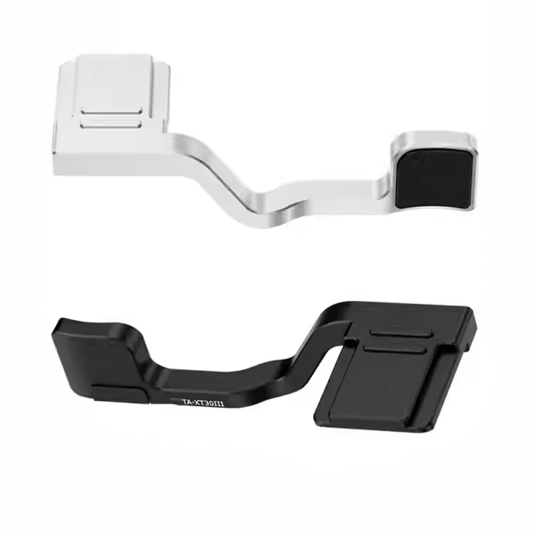 Camera Thumb Grip Black Silver Thumb Rest Handle Metal Hot Shoe Cover with Silicone Pad for Fujifilm XT30 III XT20 XT10
Camera Thumb Grip Black Silver Thumb Rest Handle Metal Hot Shoe Cover with Silicone Pad for Fujifilm XT30 III XT20 XT10