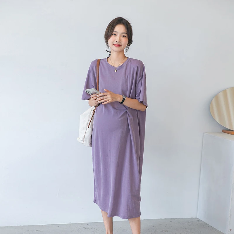 Fashion O-Neck Solid Color Folds Casual Dresses Women's Clothing 2025 Summer New Loose All-match Short Sleeve Midi Dress
Fashion O-Neck Solid Color Folds Casual Dresses Women's Clothing 2025 Summer New Loose All-match Short Sleeve Midi Dress