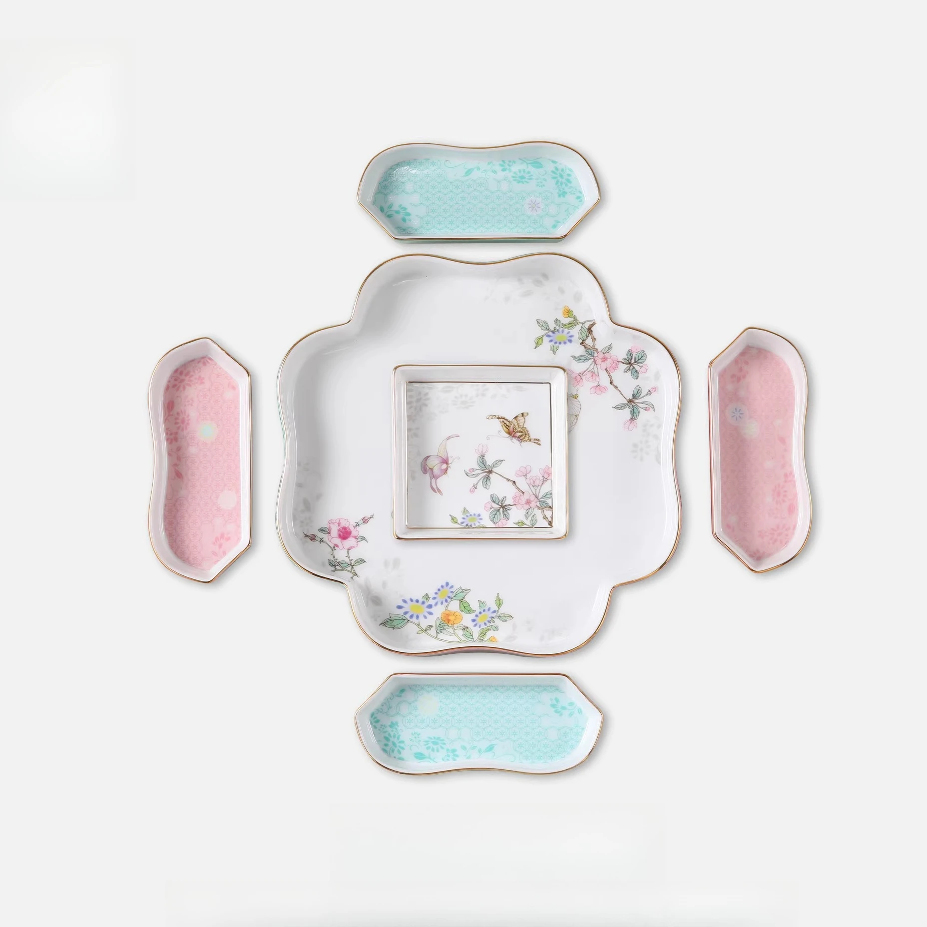 Chinese-style household ceramic storage plate, high-value fruit snack grid plate, housewarming gift
Chinese-style household ceramic storage plate, high-value fruit snack grid plate, housewarming gift