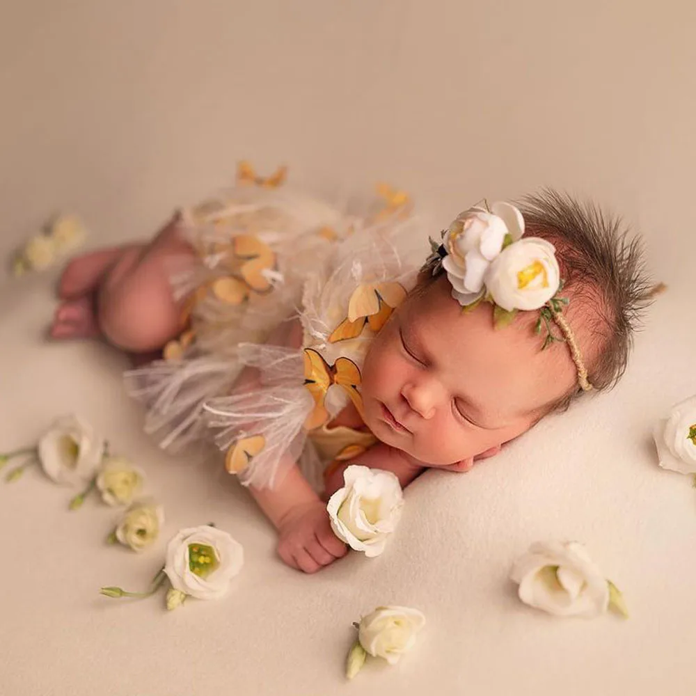 2 Pcs/Set Baby Girl Clothes Newborn Photography Props Lace Romper Jumpsuit Headbands Accessories Set for Photo Shooting Outfits
2 Pcs/Set Baby Girl Clothes Newborn Photography Props Lace Romper Jumpsuit Headbands Accessories Set for Photo Shooting Outfits