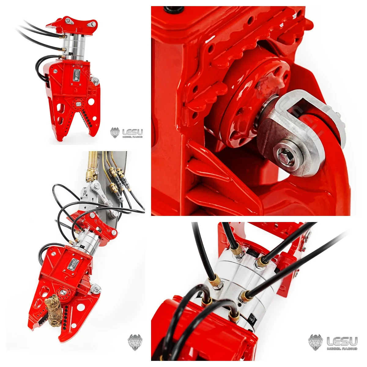 1/14 LESU RC Hydraulic Excavator 270°Rotatable Metal Shear for LR960 ZX490 ET30H ET26L LR945 SK500 AC360 Remote Control Digger
1/14 LESU RC Hydraulic Excavator 270°Rotatable Metal Shear for LR960 ZX490 ET30H ET26L LR945 SK500 AC360 Remote Control Digger