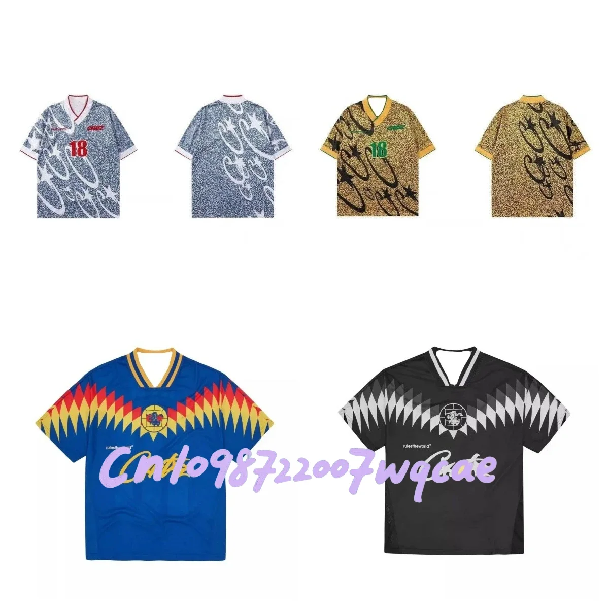 2025 Corteiz Devil's Island Club Limited Edition 'No. 18' Football Jacket American Men's and Women's Casual Short Sleeve T-shirt
2025 Corteiz Devil's Island Club Limited Edition 'No. 18' Football Jacket American Men's and Women's Casual Short Sleeve T-shirt