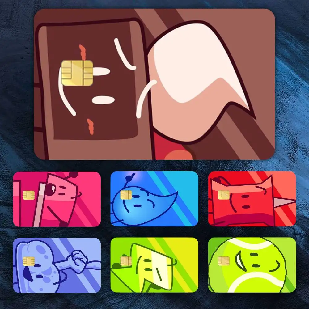Bfdi Battle Credit Card HD Stickers Easy to replace, change card style anytime as you like
Bfdi Battle Credit Card HD Stickers Easy to replace, change card style anytime as you like