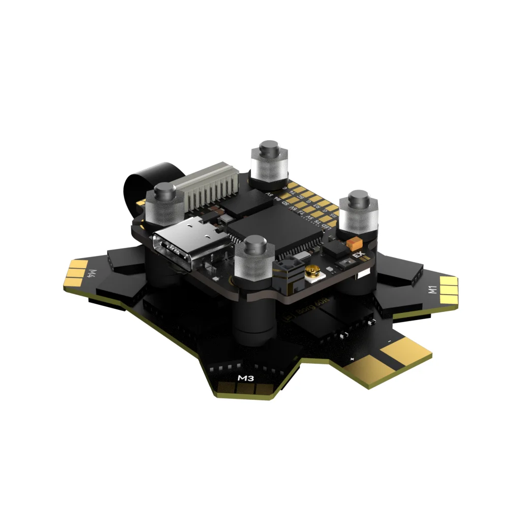 iFlight Borg Mini F7 Stack with Borg Mini F7 FC Flight Controller built-in 2.4GHz Receiver/ 60R 4-IN-1 ESC for FPV Racing Parts
iFlight Borg Mini F7 Stack with Borg Mini F7 FC Flight Controller built-in 2.4GHz Receiver/ 60R 4-IN-1 ESC for FPV Racing Parts