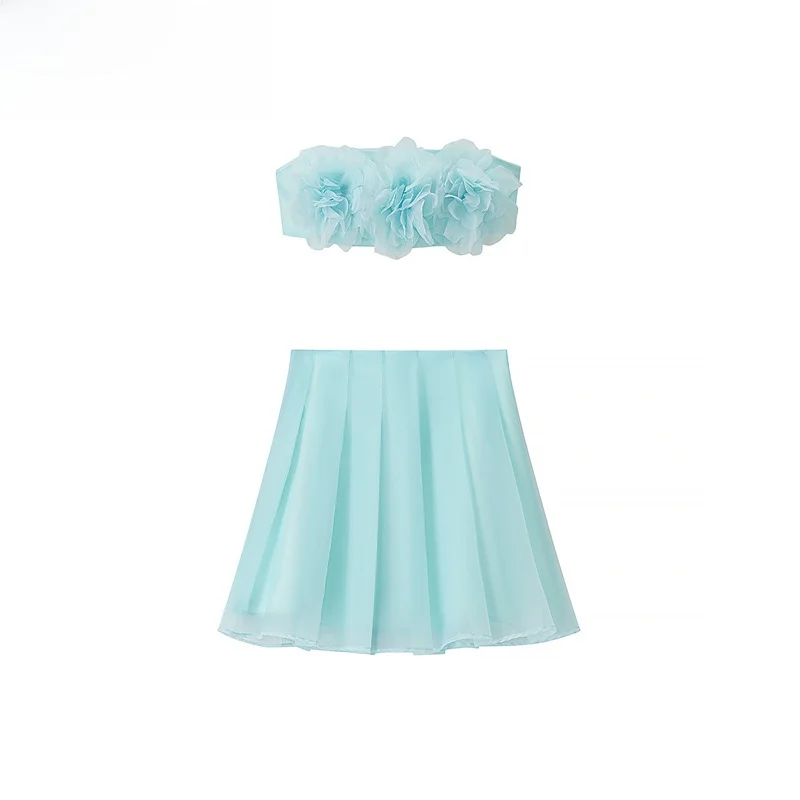 ZBZR Spring New Sweet Flower ter Skirt Set Women's Faion Design ort Sve round Ne Princ Sle Two-Piece Suit
ZBZR Spring New Sweet Flower ter Skirt Set Women's Faion Design ort Sve round Ne Princ Sle Two-Piece Suit