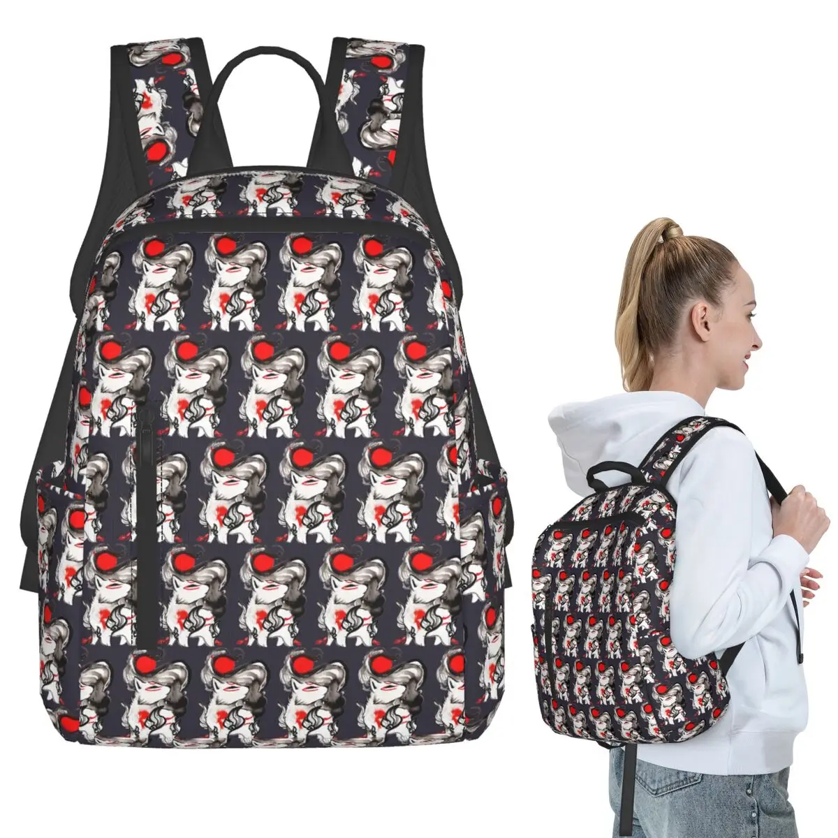 Fansart Okami Amaterasu II Backpack Student BookBag Children School Bag Laptop Shoulder Bags Boys Girls
Fansart Okami Amaterasu II Backpack Student BookBag Children School Bag Laptop Shoulder Bags Boys Girls