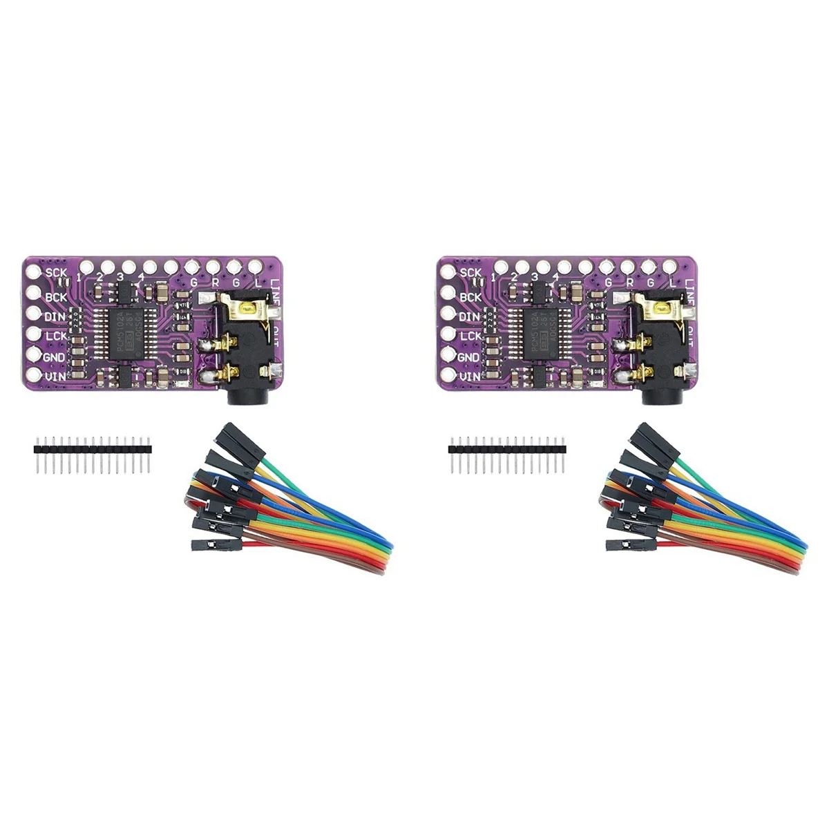 2X I2S PCM5102A ЦАП декодер GY-PCM5102 I2S модуль плеера для Raspberry Pi PHAT форматная плата цифровая аудиоплата PCM5102
2X I2S PCM5102A ЦАП декодер GY-PCM5102 I2S модуль плеера для Raspberry Pi PHAT форматная плата цифровая аудиоплата PCM5102