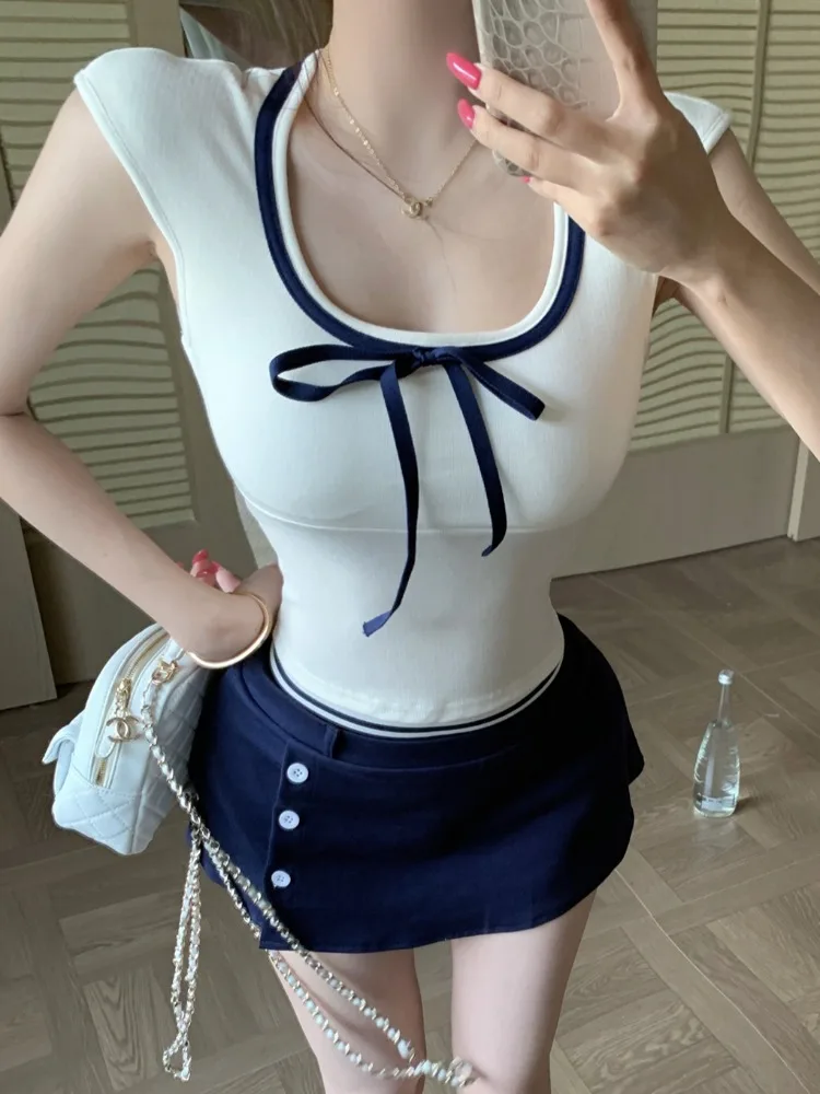 Sweet Style round Neck T-Shirt Women's Summer New Design High Waist Skirt Two-Piece Set Versatile Short Sleeve Casual Ou...
Sweet Style round Neck T-Shirt Women's Summer New Design High Waist Skirt Two-Piece Set Versatile Short Sleeve Casual Ou...
