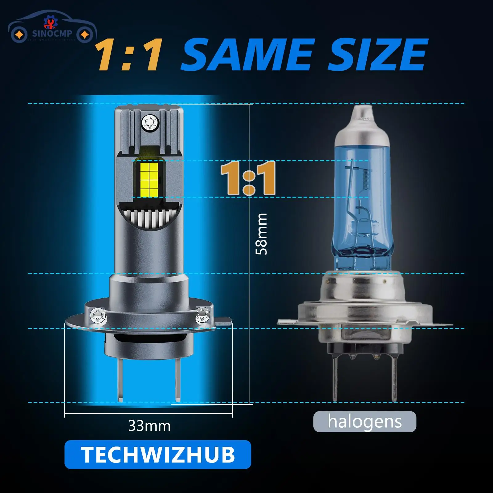 H7 LED SINOCMP 2 шт. лампы для фар 600% яркие беспроводные лампы для фар IP68 вентилятор охлаждения 16000 об/мин 24000LM 100 Вт DC9-16V
H7 LED SINOCMP 2 шт. лампы для фар 600% яркие беспроводные лампы для фар IP68 вентилятор охлаждения 16000 об/мин 24000LM 100 Вт DC9-16V
