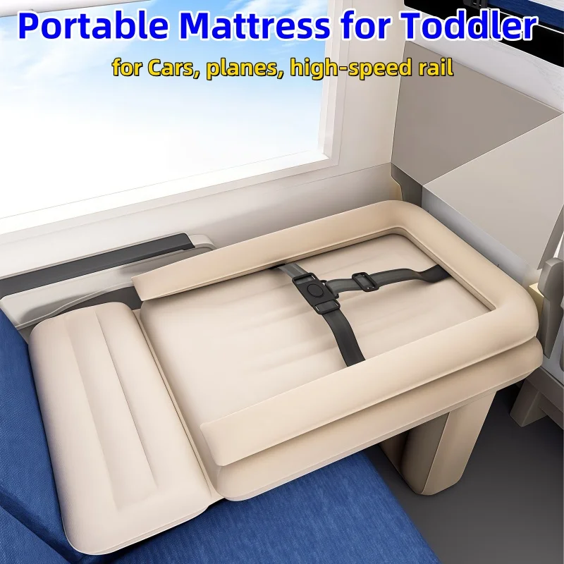 Portable Inflatable Travel Bed for Kids Toddlers Infants, Universal Car Airplane Train Sleeper Mattress
Portable Inflatable Travel Bed for Kids Toddlers Infants, Universal Car Airplane Train Sleeper Mattress